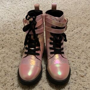 XOXO Black and Pink Boots